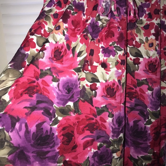 Multi-Floral Ruffle Slip - Picture 2 of 5